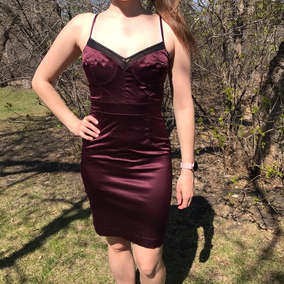 Dynamite Dresses & Skirts - Dynamite Burgundy Dress